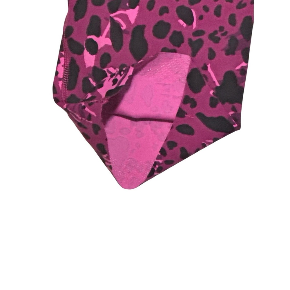 Lululemon Cheetah Camo Women's High Rise Crop Leggings Magenta Purple/Pink Size6 - Picture 6 of 12